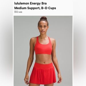Lululemon energy sports bra